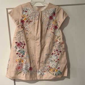 New Zara baby girl flower dress